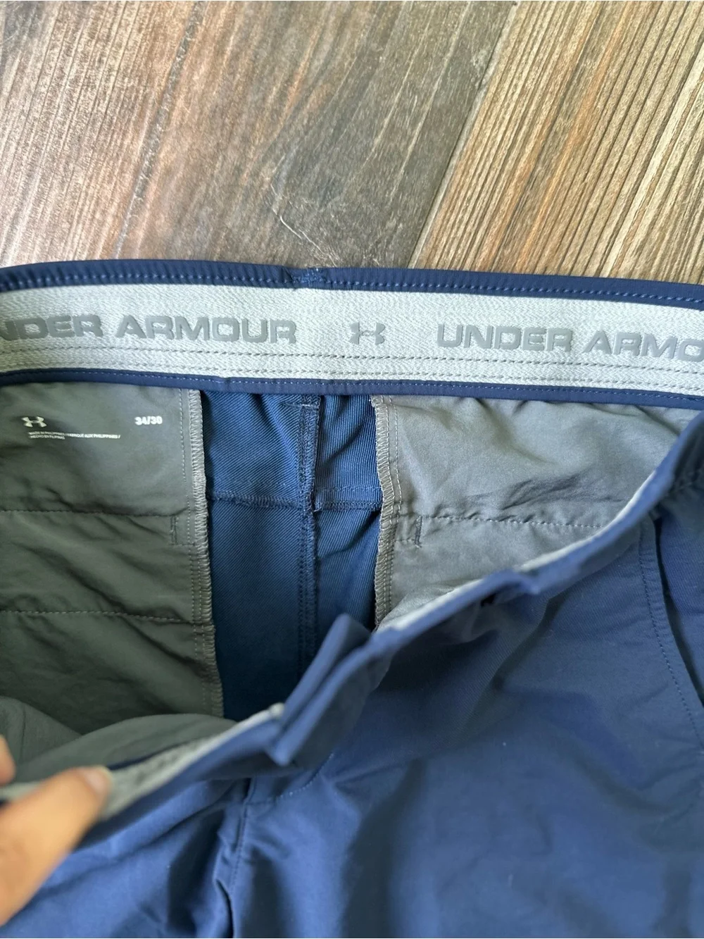 Under Armour Men's Trousers Navy Chinos - Performance Stretch Golf Pants